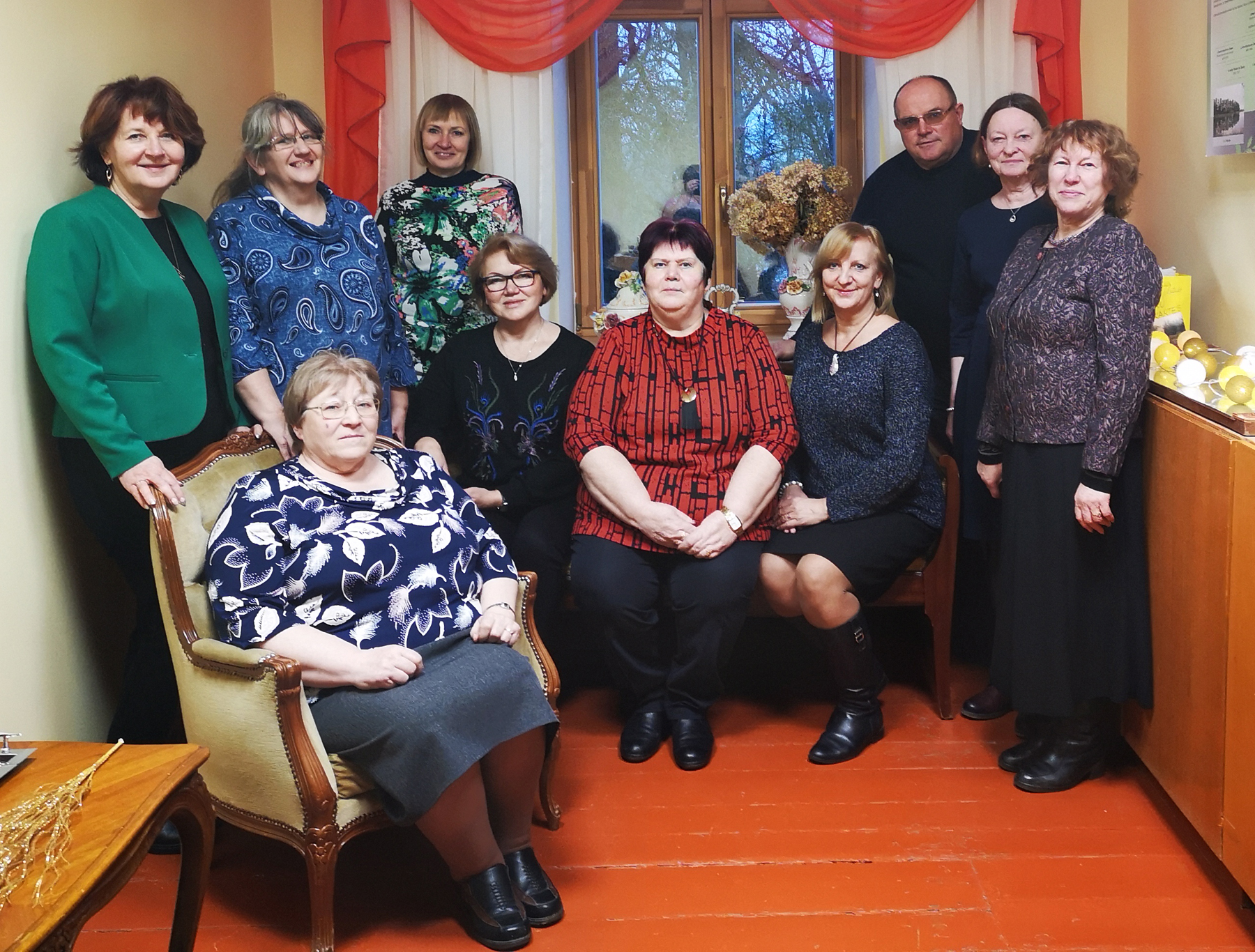 Tiekas skolu muzejnieki