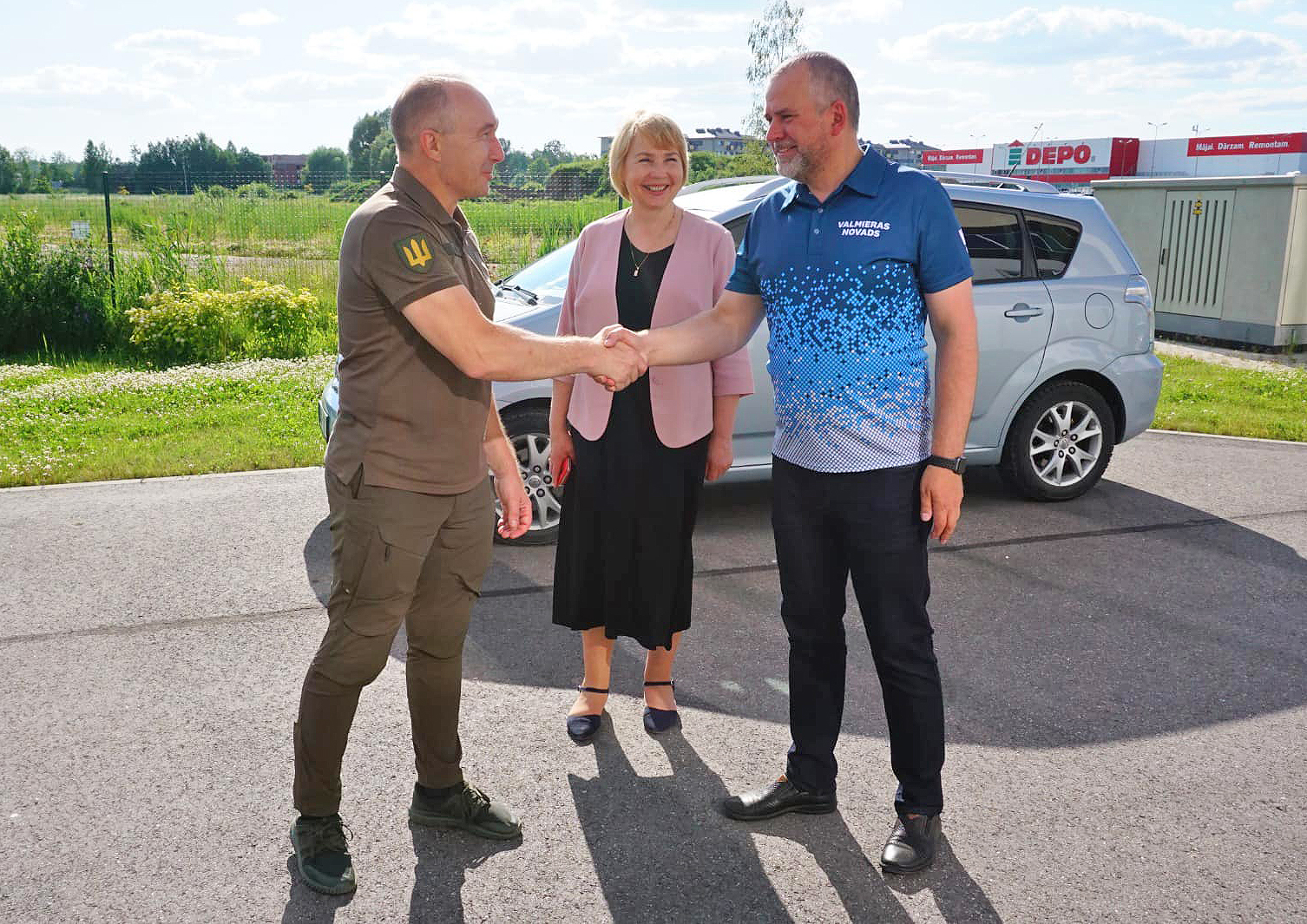 Trostjaņecas mērs apciemo Valmieru