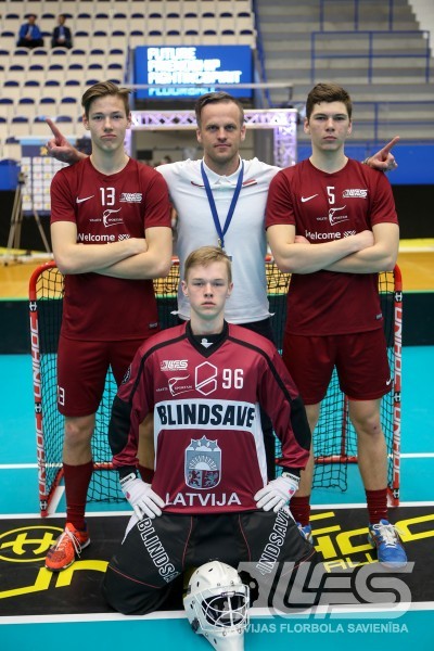 U19 florbolistiem 5. vieta pasaulē