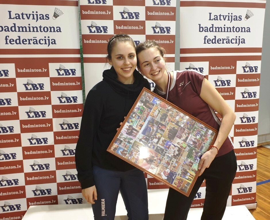 Una Berga – Latvijas U19 čempione badmintonā