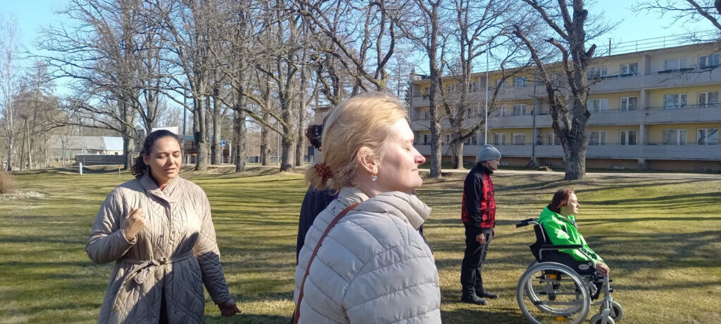 Vaidavā notikusi mākslas terapijas nodarbība