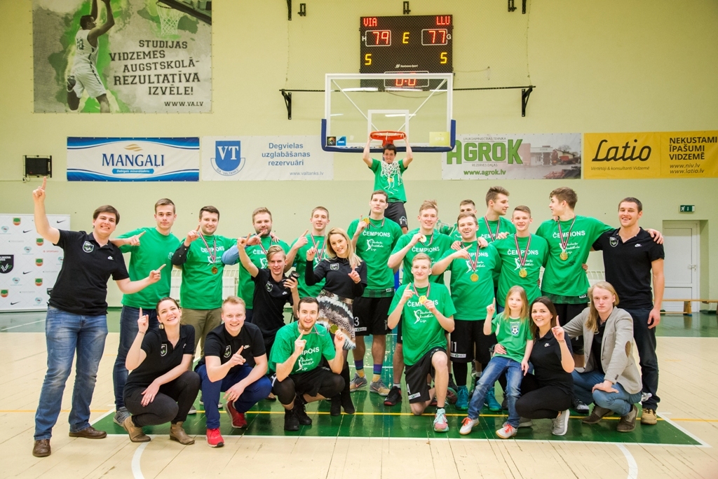 Valmiera — arī SBL čempionu pilsēta!