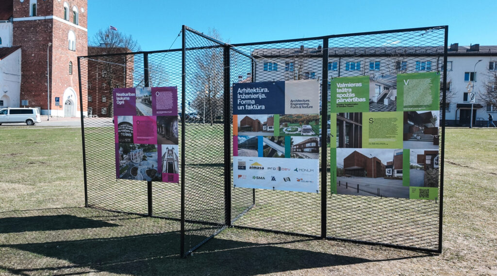 Valmierā apskatāma ceļojošā izstāde «Arhitektūra. Inženierija. Forma un funkcija»