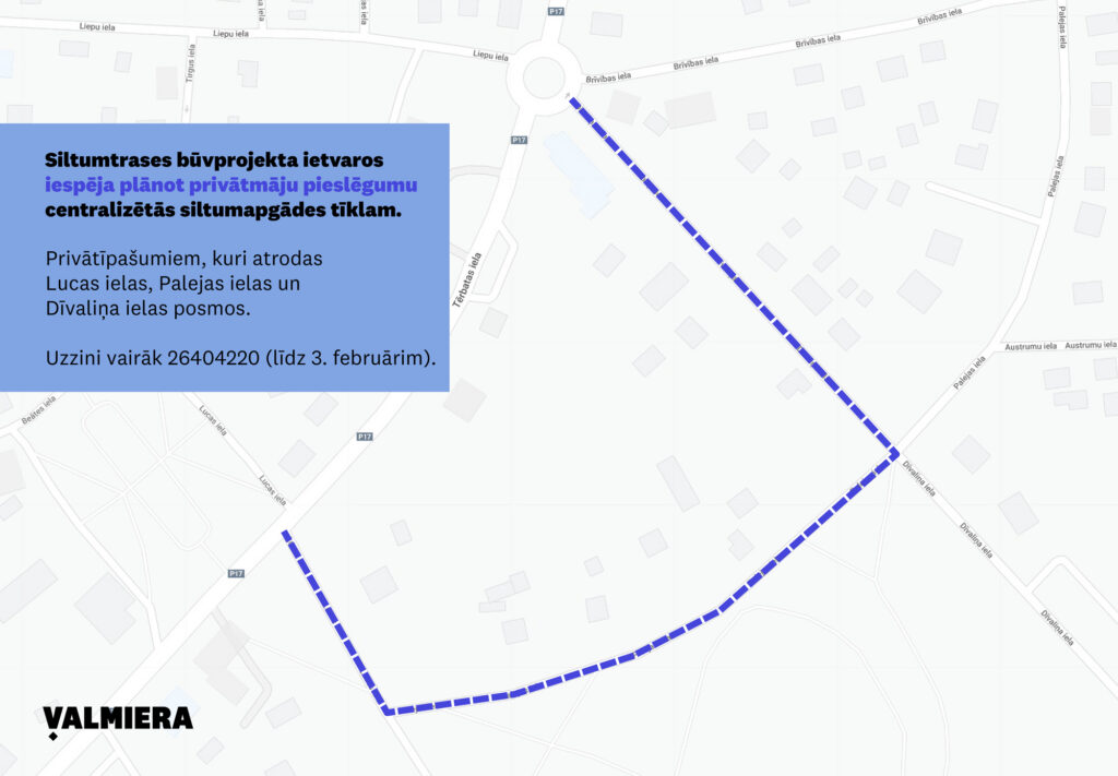 Valmierā būs iespējas privātmājas pieslēgt centralizētajai siltumapgādei