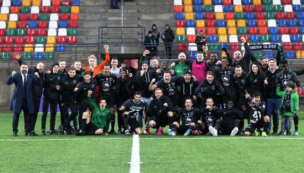 Valmiera izrādās uz Latvijas futbola lielās skatuves
