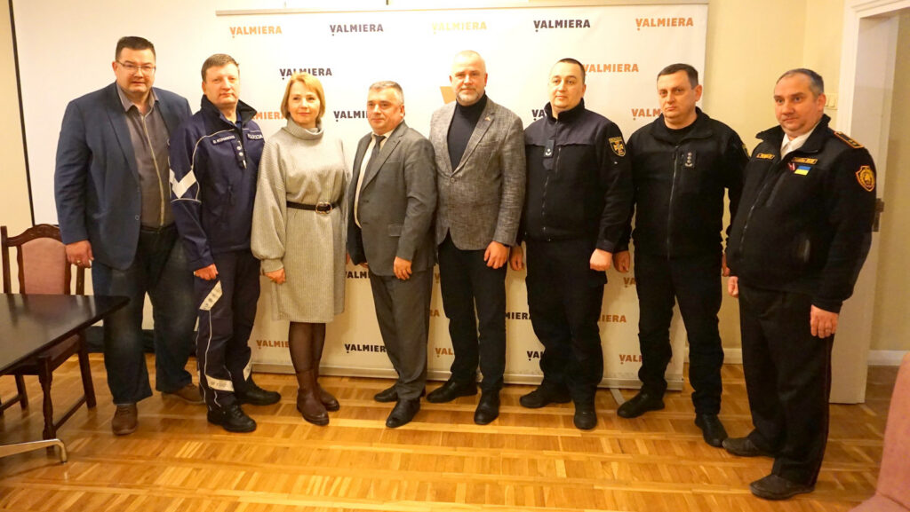 Valmierā viesojas Ukrainas pilsētas Červonogradas delegācija