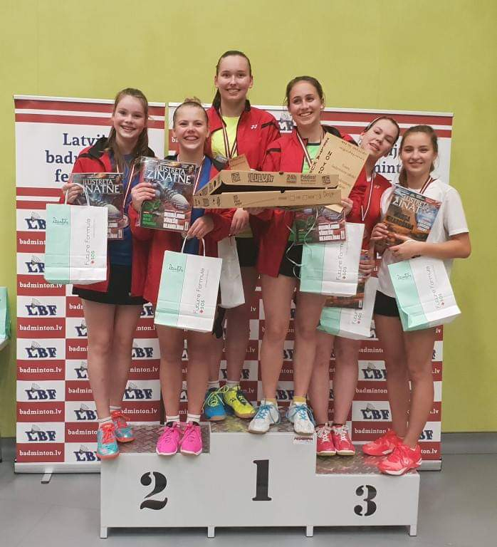 Valmieras badmintonistu uzvaras