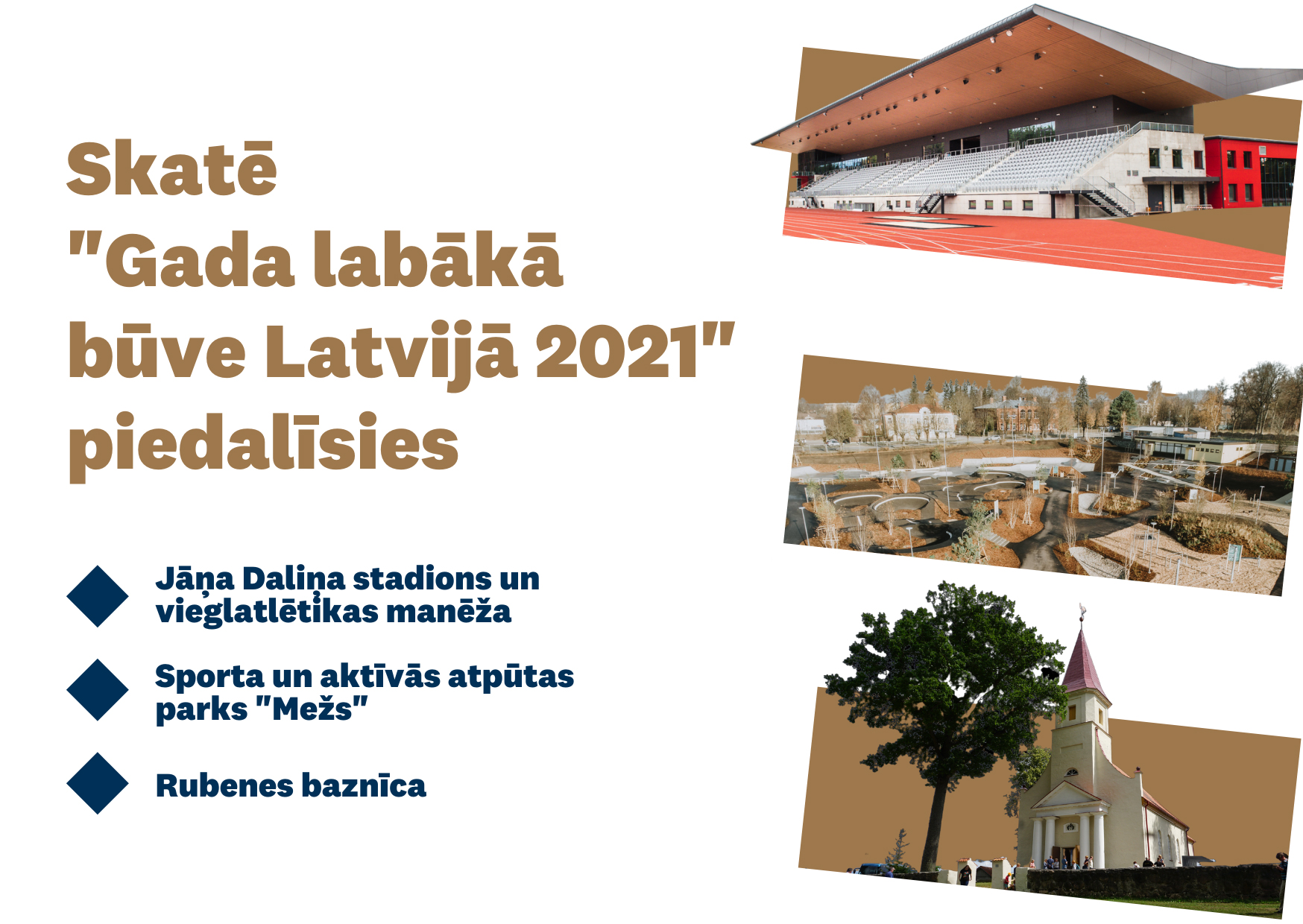 Valmieras novada pašvaldība piedalīsies skatē «Gada labākā būve Latvijā 2021»