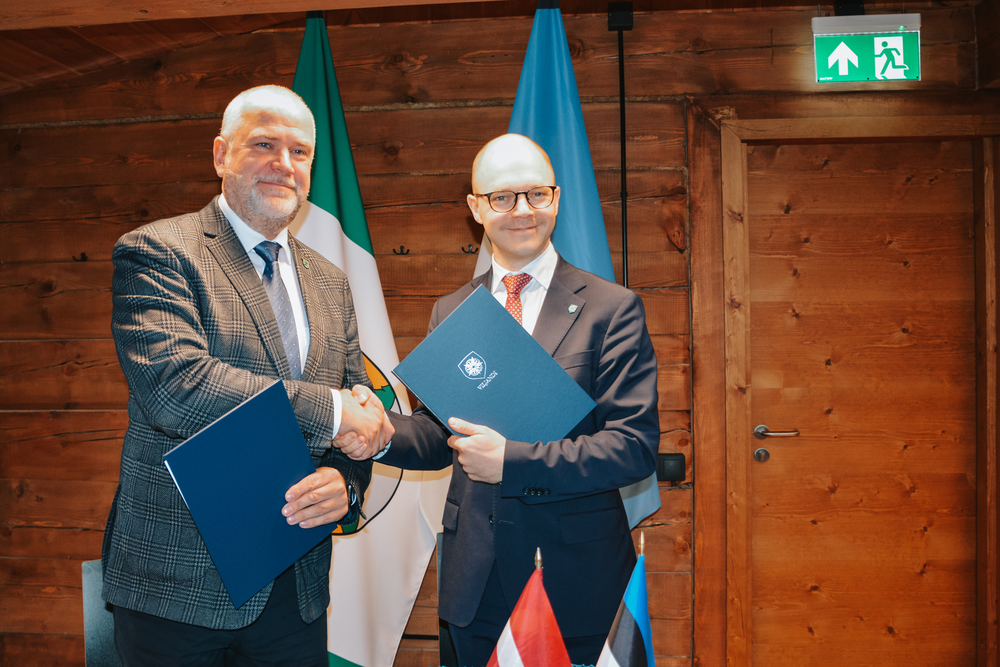 Valmieras novada pašvaldība un Vīlandes pašvaldība apliecina sadarbību