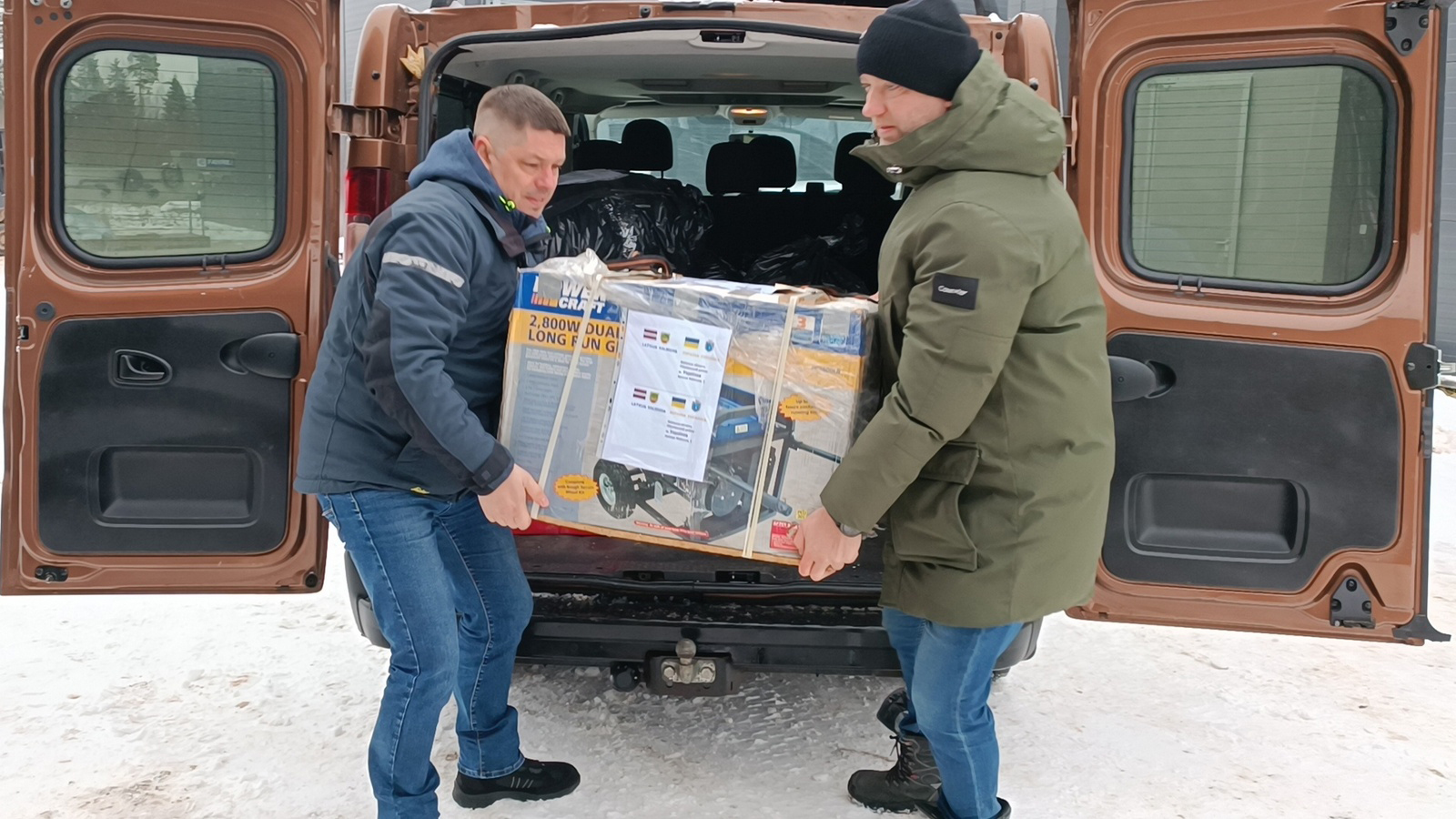 Valmieras novads nosūta Ukrainai elektrības ģeneratorus