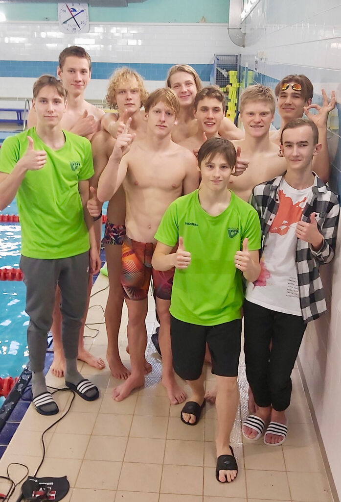 Valmieras peldētājiem veiksmīgi starti  Latvijas junioru čempionātā