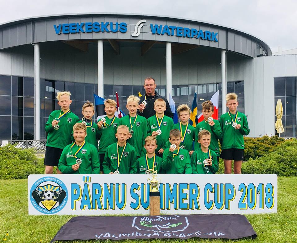 Valmieras puikas izcīna godalgas lielākajā Igaunijas futbola turnīrā bērniem un jauniešiem