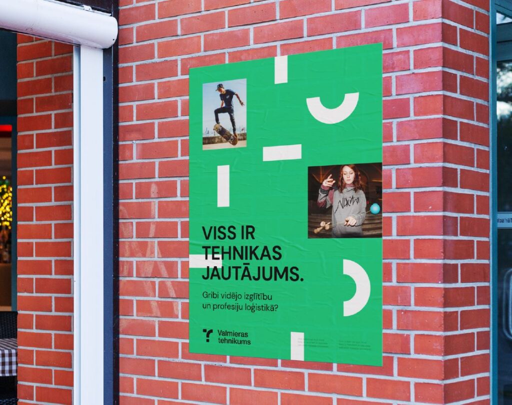 Valmieras tehnikumam jauna vizuālā identitāte