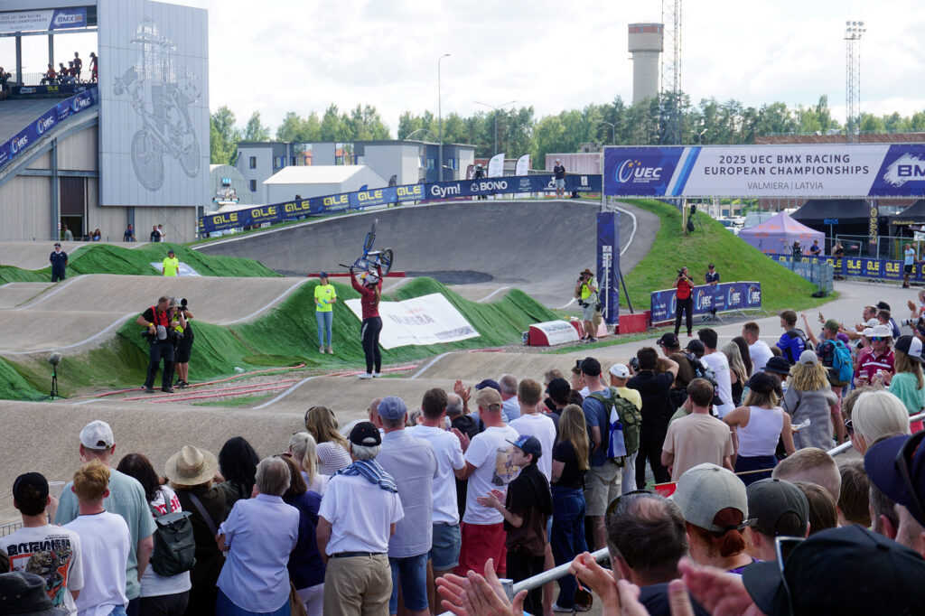 Vasarīga Eiropas BMX pietura Valmierā