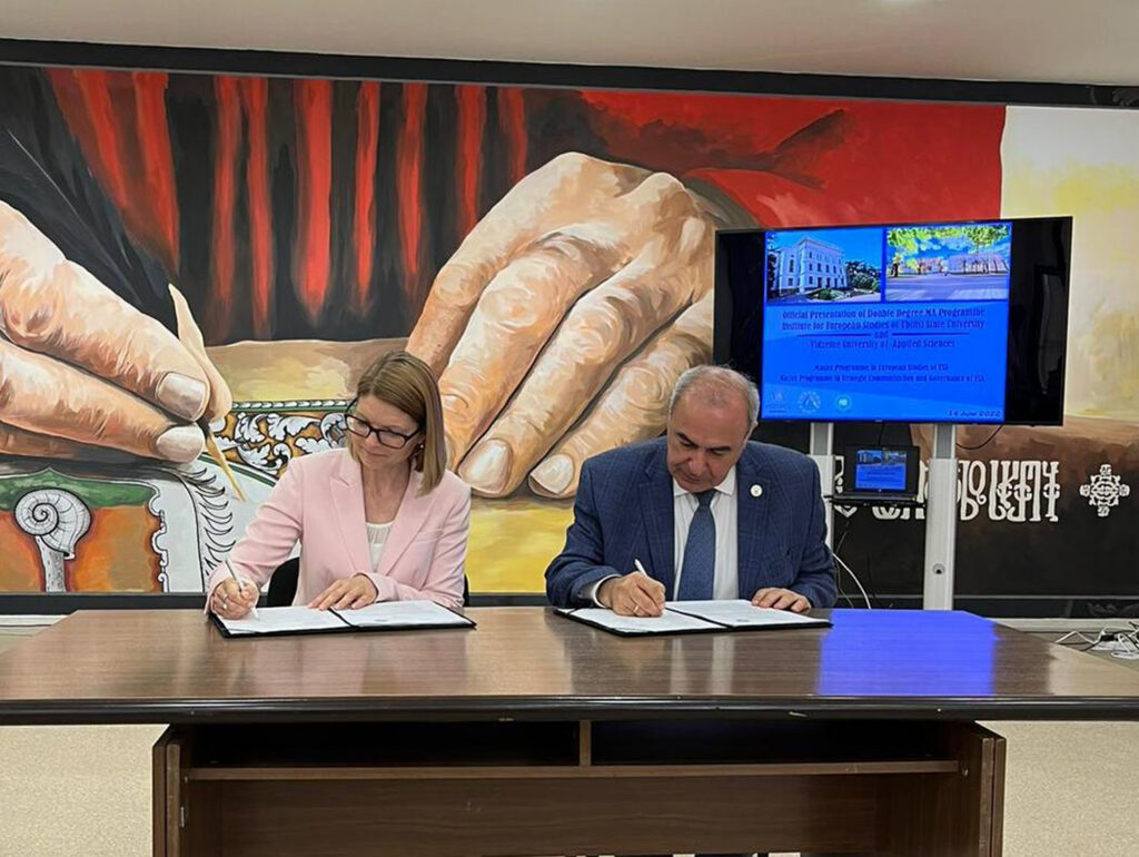 ViA noslēdz sadarbības līgumu par dubultā maģistra grāda programmu ar Tbilisi Valsts universitāti