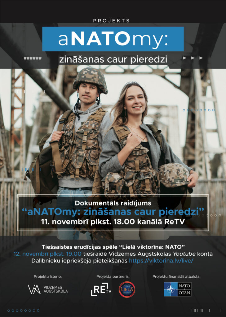 Vidzemes Augstskola aicina jauniešus piedalīties tiešsaistes viktorīnā par NATO