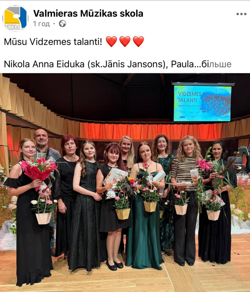 Vidzemes talanti koncertā Cēsīs