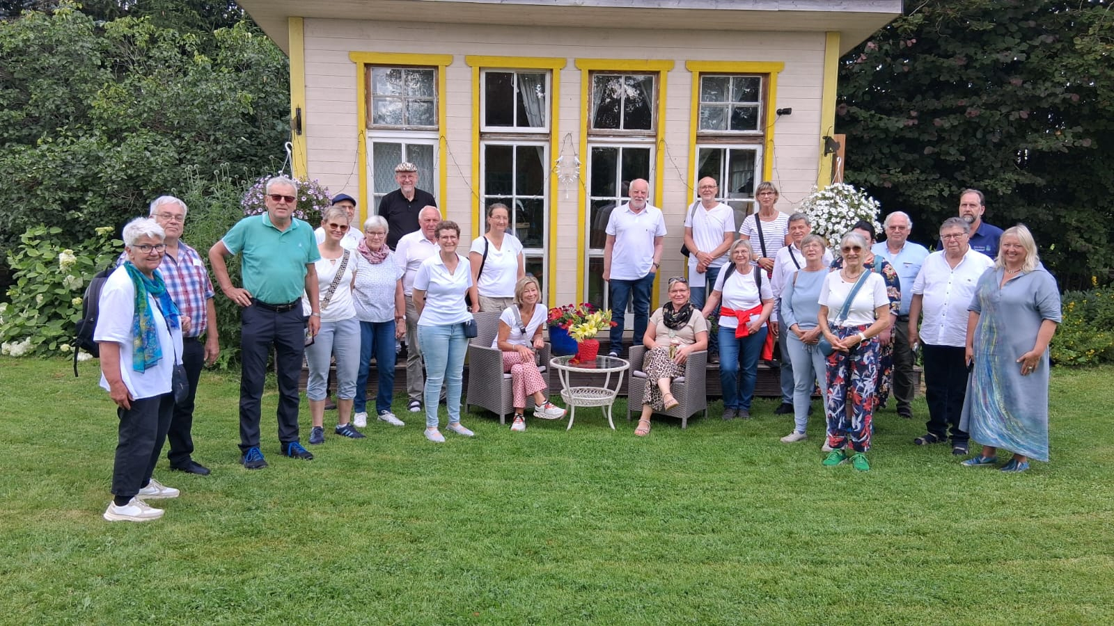 Viesmīlīgi uzņemti draugi no Borgholchauzenas