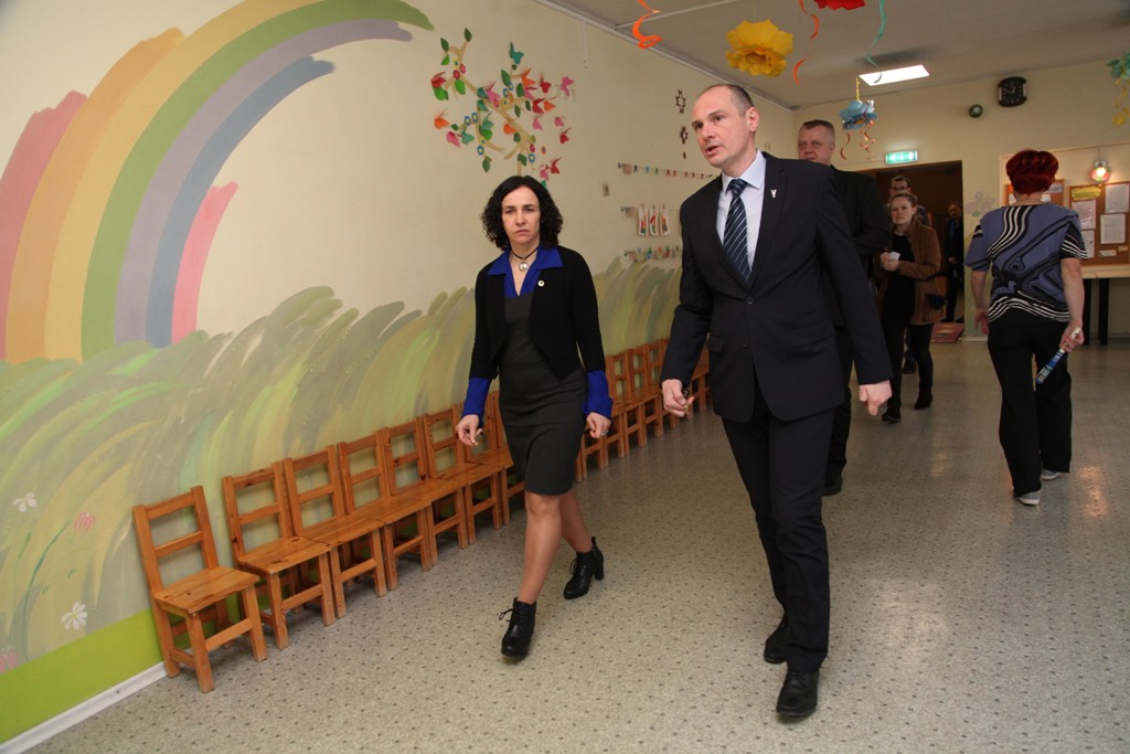 Viesojās izglītības ministre Ilga Šuplinska