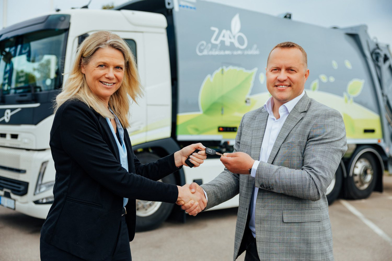 ZAAO – pirmais elektriskais atkritumu vedējs Latvijā!