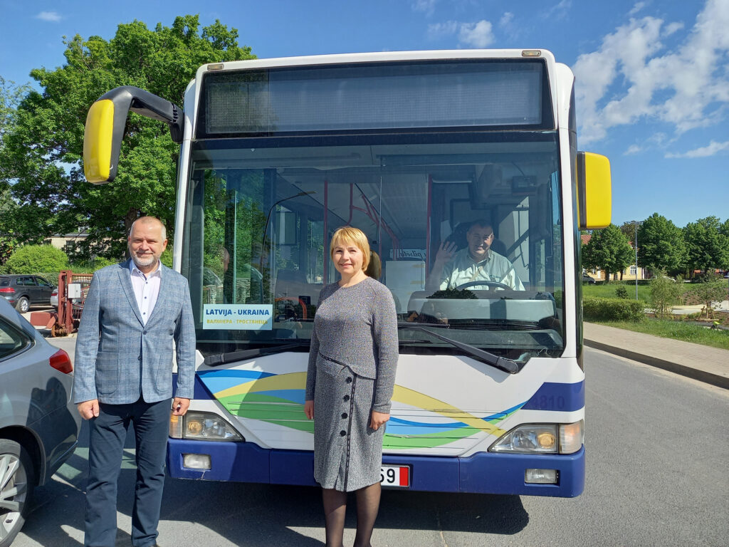Ziedotais ceļā uz Ukrainu