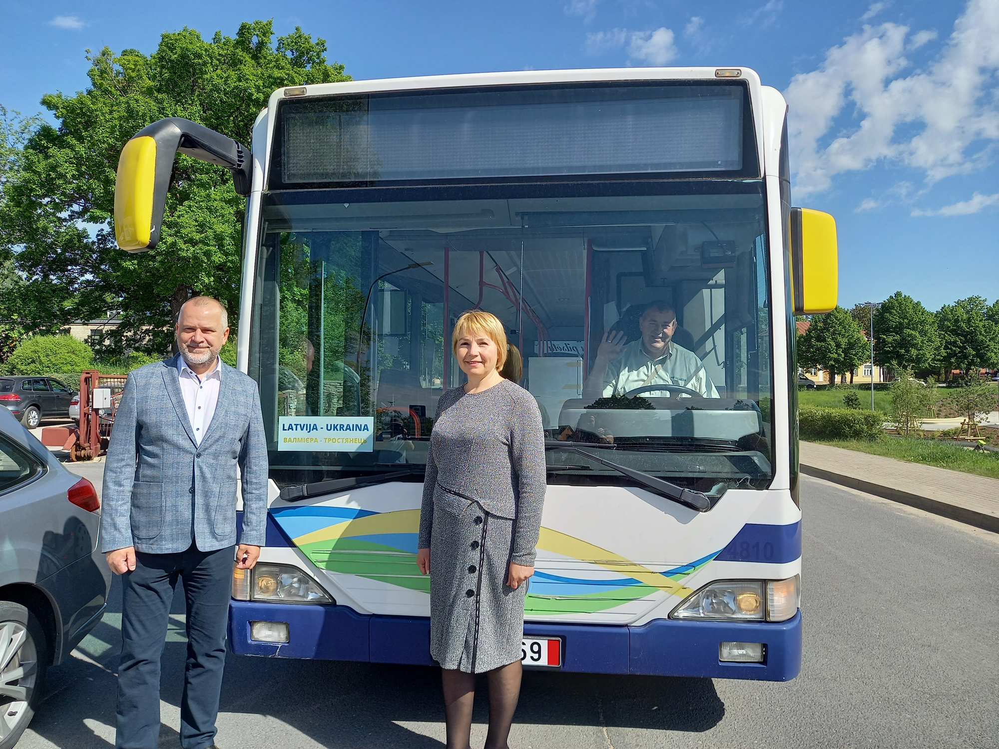 Ziedotais ceļā uz Ukrainu