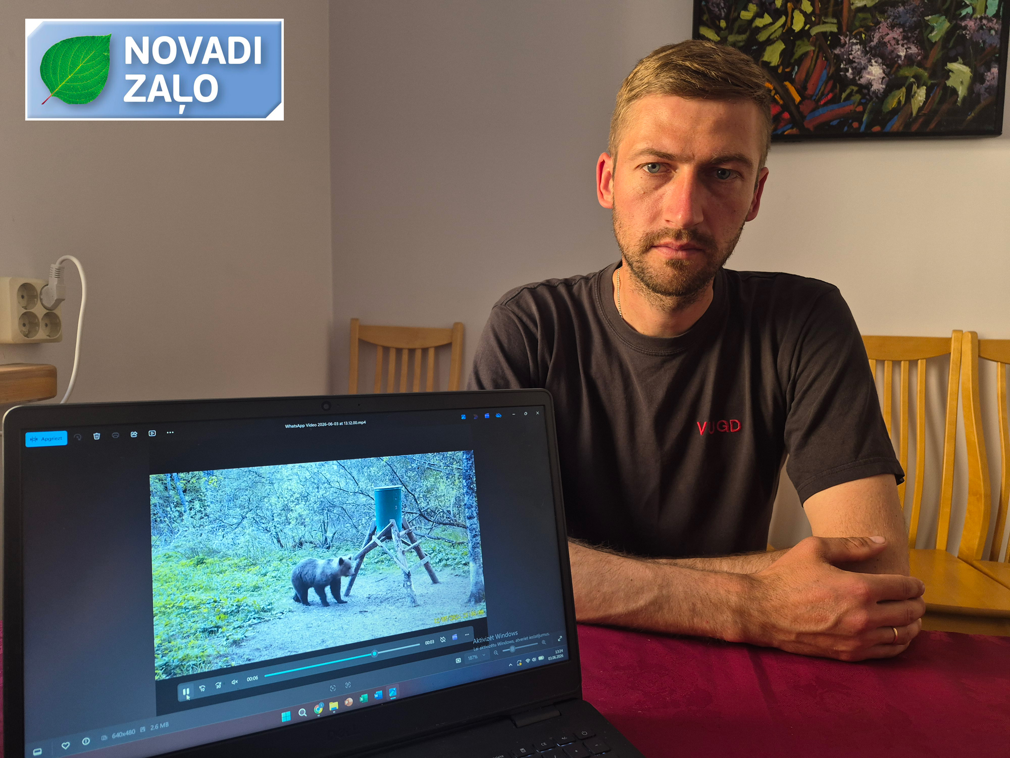 Lielais plēsējs nav retums mežā, bet lācim nav jābūt pilsētā